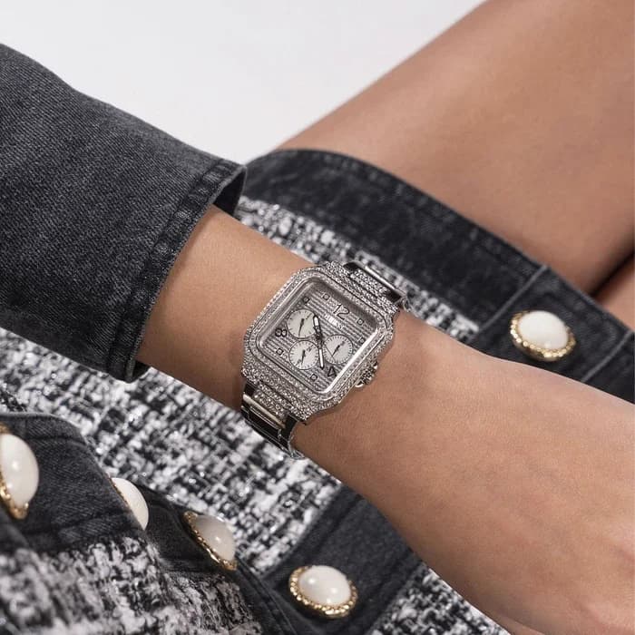 Montre Guess GW0472L1 femme verso boîtier argent