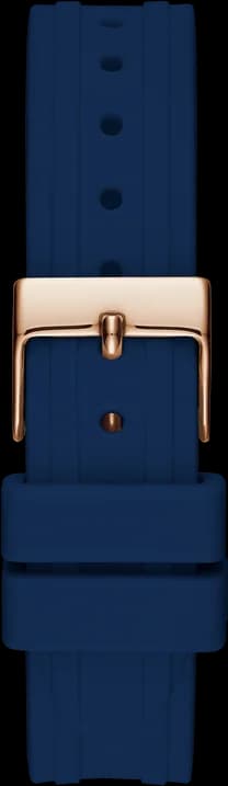 Montre Femme Guess Cosmo GW0034L4 Silicone Bleu et Or Rose vue 4