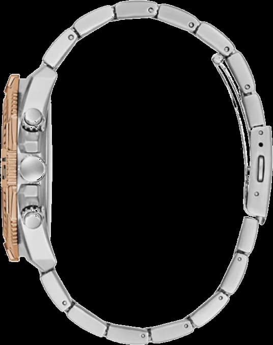 Montre Guess Commander GW0056G5 Cadran bleu multifonction bracelet en acier vue 2