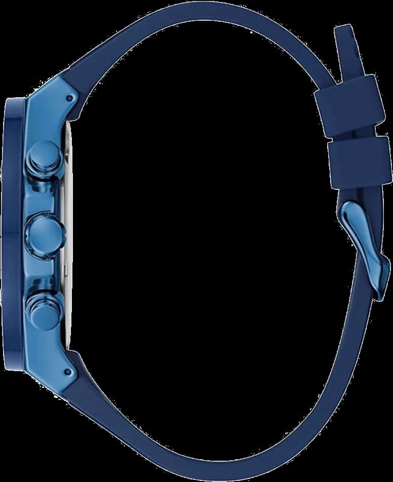 Montre Guess GW0057G3 Poseidon en Acier et Silicone Bleu vue 2