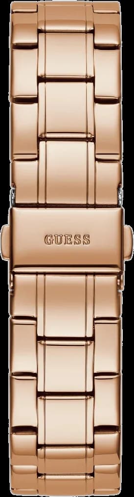 Montre Femme Guess Sparkler GW0111L3 Acier Rose Gold et Nacre Noire vue 3