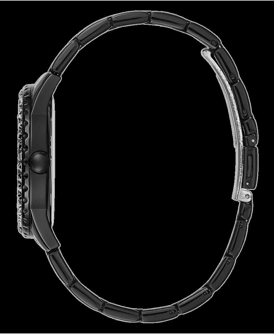 Montre Femme Guess Sparkler GW0111L4 Acier Noir et Strass vue 2