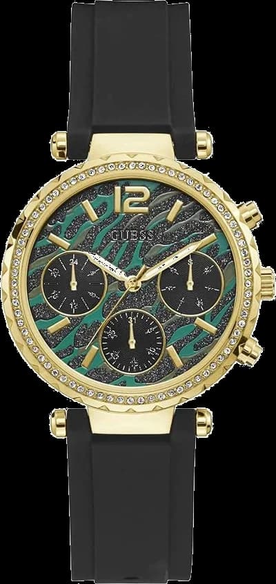 Guess GW0113L1 - cadran argenté chronographe au design épuré — Montres Outlet