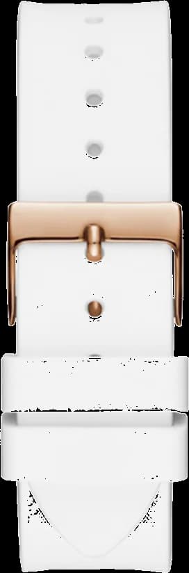 Montre Femme Guess Venus GW0118L4 Acier et Silicone Blanc avec Cristaux vue 3