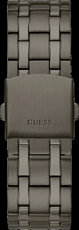 Montre Homme Guess Gunmetal 44mm Boîtier GW0260G3 Gunmetal Cadran Acier Inoxydable Bracelet Multifonction vue 3