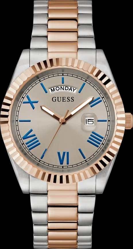 Guess GW0265G13 montre chronographe noire — Montres Outlet