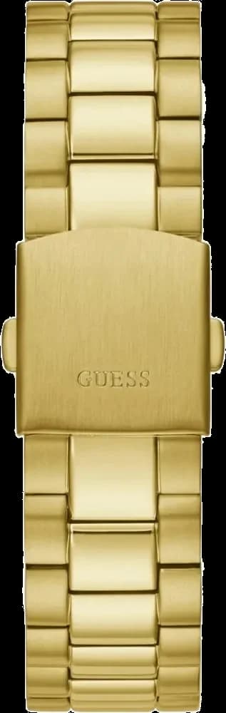 Montre Homme Guess Connoisseur GW0265G3 bracelet acier doré cadran noir vue 5