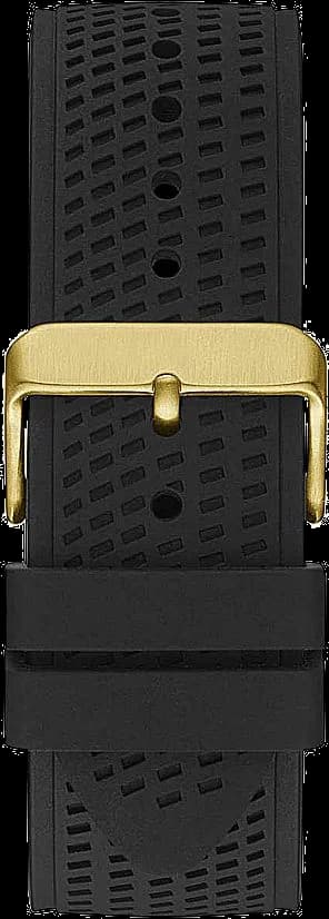 Montre Homme Guess GW0333G2 Cadran Noir Bracelet en Silicone Multifonction vue 3