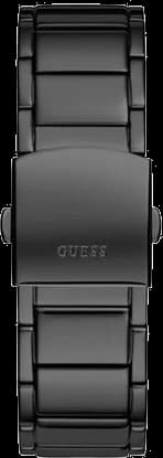 Montre Homme Guess Phoenix GW0387G3 cadran noir bracelet noir en acier vue 3