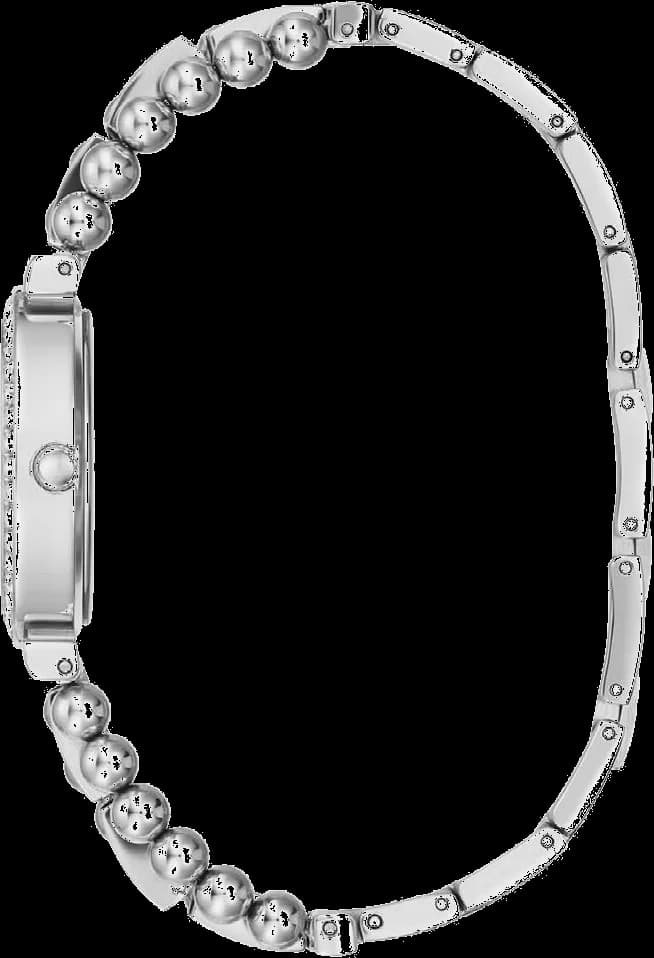 Montre Femme Guess Gala GW0401L1 Acier Argenté et Strass Lumineux vue 2