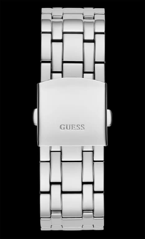 Montre Homme Guess GW0455G1 en acier argenté avec lunette sertie de strass vue 3