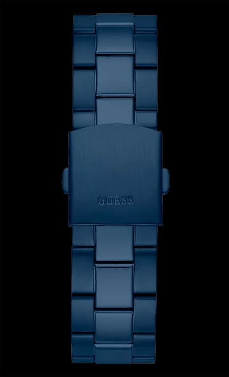 Montre Homme Axle Guess GW0488G4 bracelet acier bleu cadran squelette vue 5