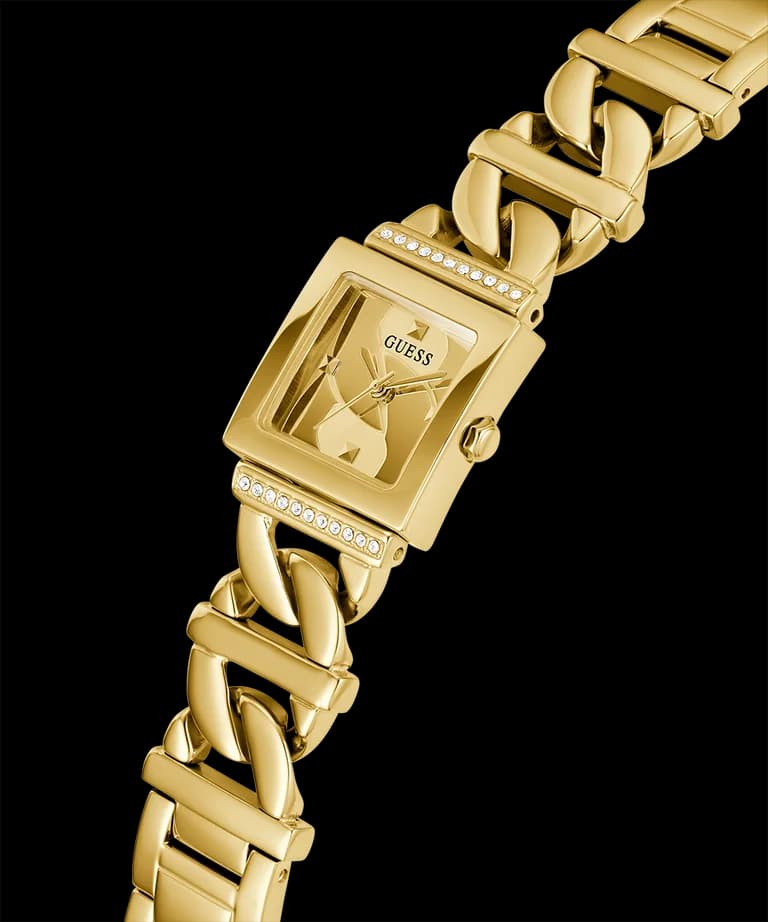 Montre Femme Guess Runaway GW0603L2 Acier Doré Cadran Carré vue 2