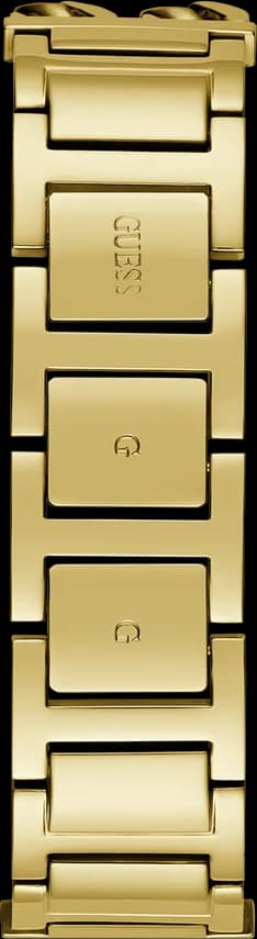 Montre Femme Guess GW0668L2 Boîtier Carré Acier Doré et Cristaux vue 4