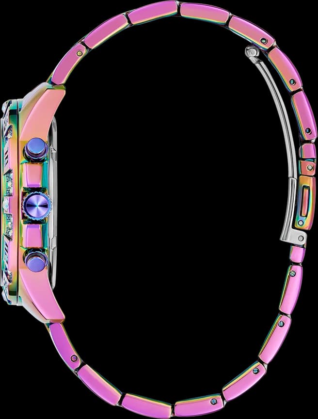 Montre Guess GW0771L4 femme détail cadran multicolore
