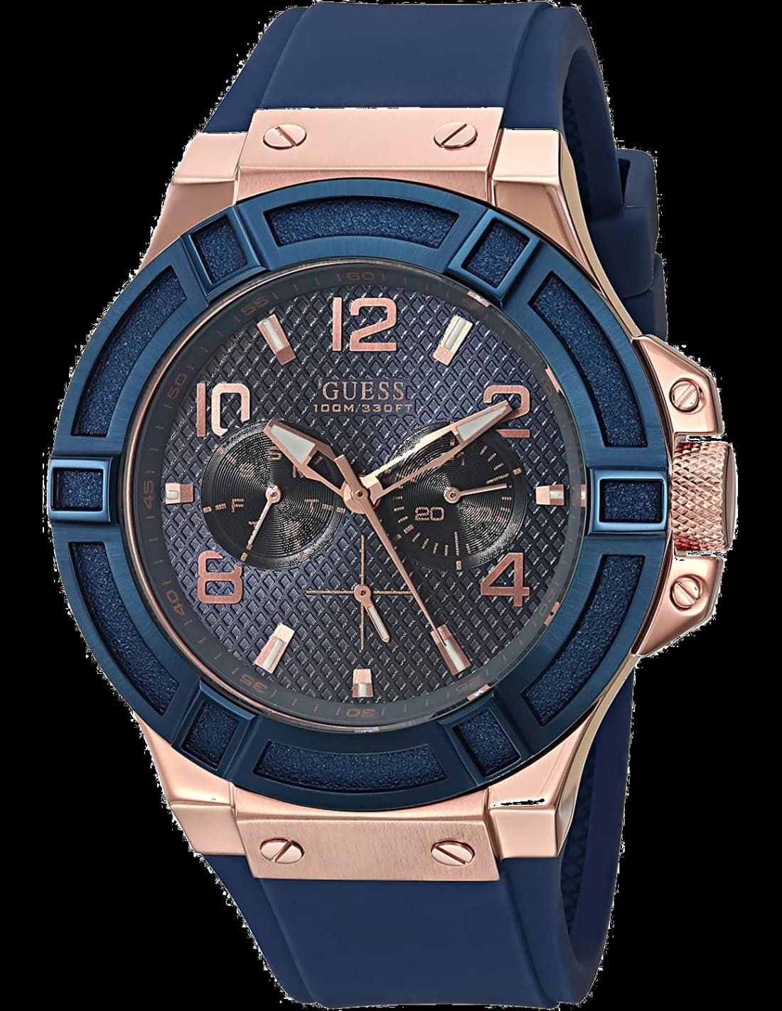 Guess W0247G3 cadran noir — Montres Outlet