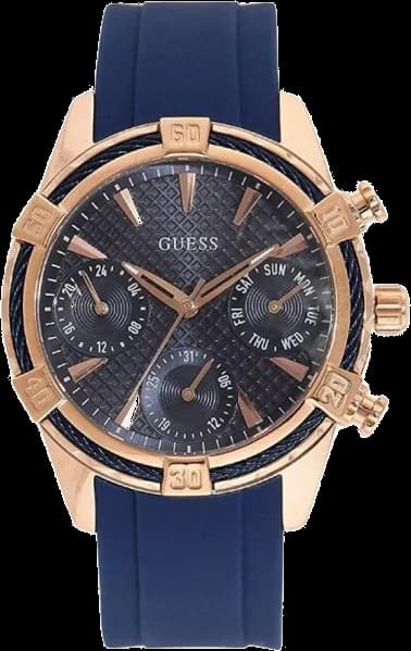 Guess W0562L3 au cadran argenté — Montres Outlet