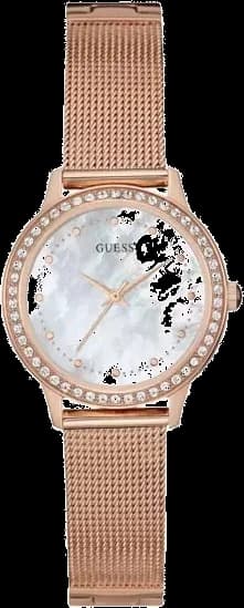 Montre Guess W0647L2 femme cadran blanc bracelet acier inoxydable