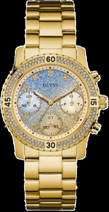 Guess W0774L2 cadran argenté — Montres Outlet