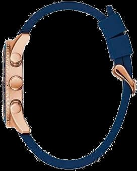 Montre Homme Guess Fleet Sport W0971G3 Cadran bleu bracelet en silicone vue 2