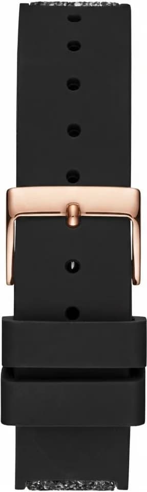 Montre Guess W1096L5 femme détail cadran noir
