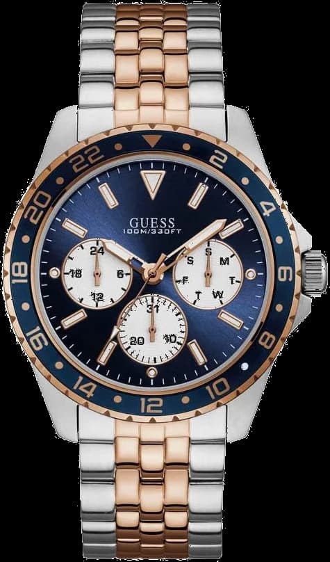 Guess W1107G3 chronographe blanc — Montres Outlet
