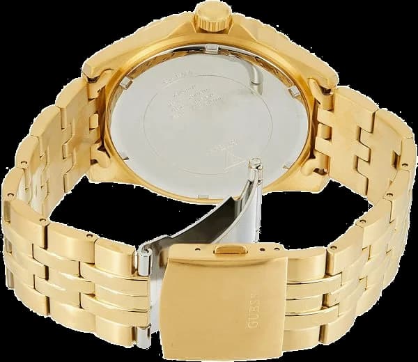 Montre Guess W1107G4 Acier Doré et Cadran Noir Multifonction vue 3