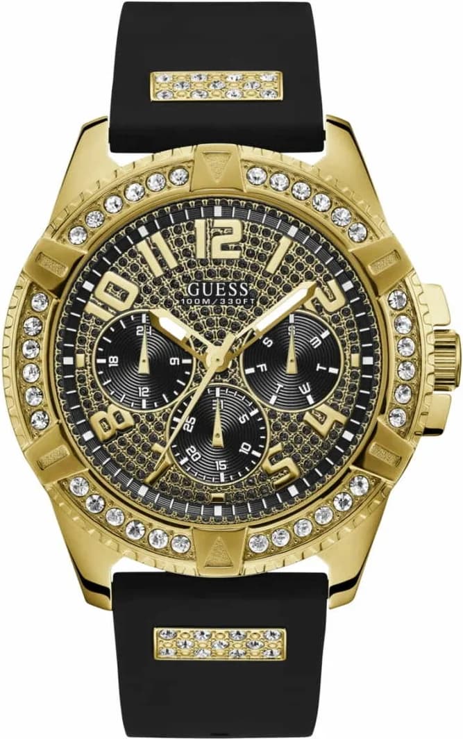 Guess W1132G1 : cadran blanc et boîtier acier inoxydable — Montres Outlet