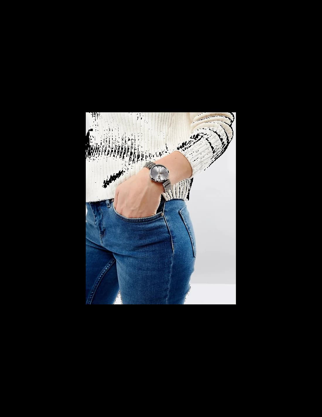 Montre Hugo Boss 1502416 femme verso boîtier gris