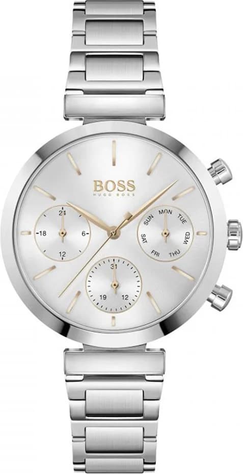 Montre Hugo Boss 1502530 femme détail cadran argent