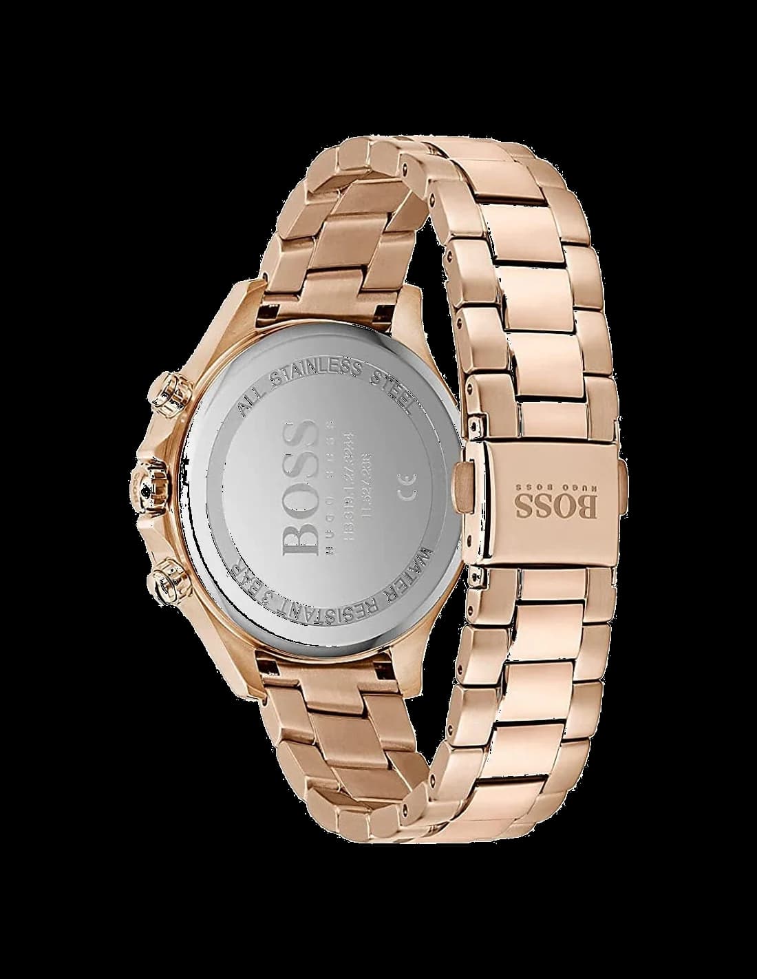 Montre Hugo Boss 1502592 femme détail cadran or rose