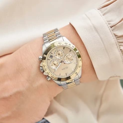 Montre Hugo Boss 1502618 femme verso boîtier or rose