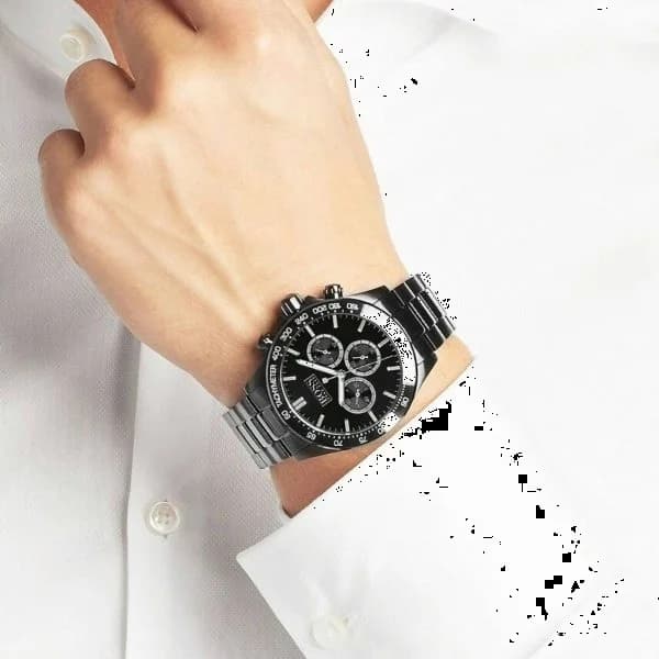Montre Hugo Boss 1512961 homme détail cadran noir