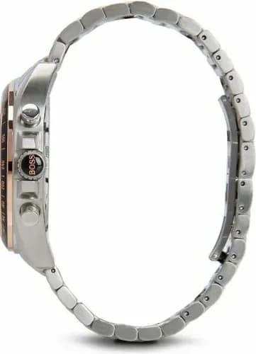 Détail du bracelet cuir marron Hugo Boss 1513094 — Montres Outlet