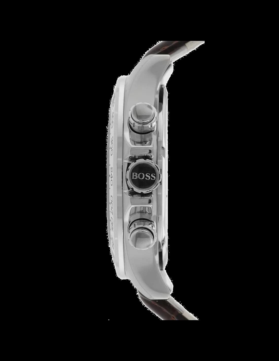 Détail du bracelet en cuir de la montre Hugo Boss 1513175