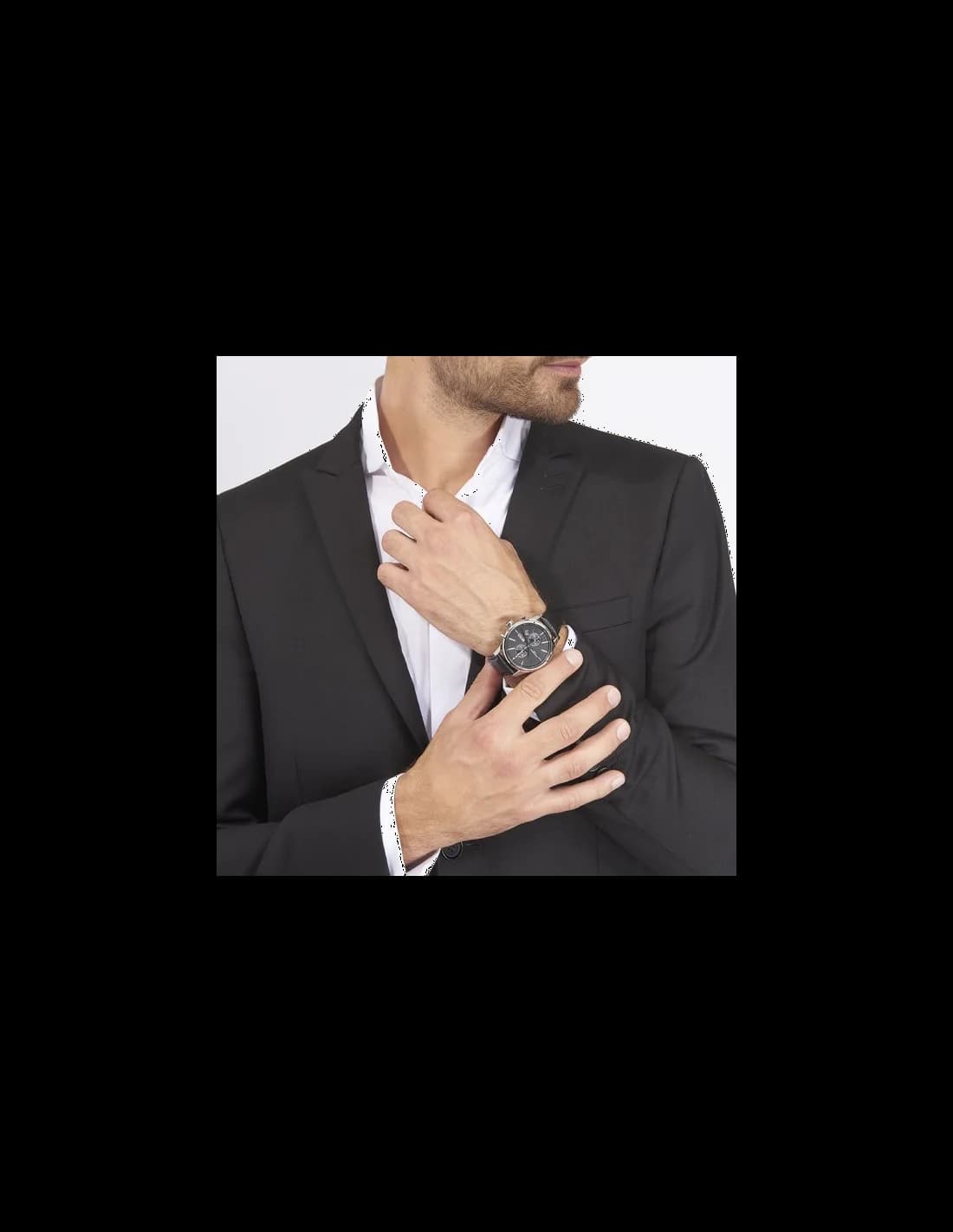 Bracelet en cuir de la montre Hugo Boss 1513279