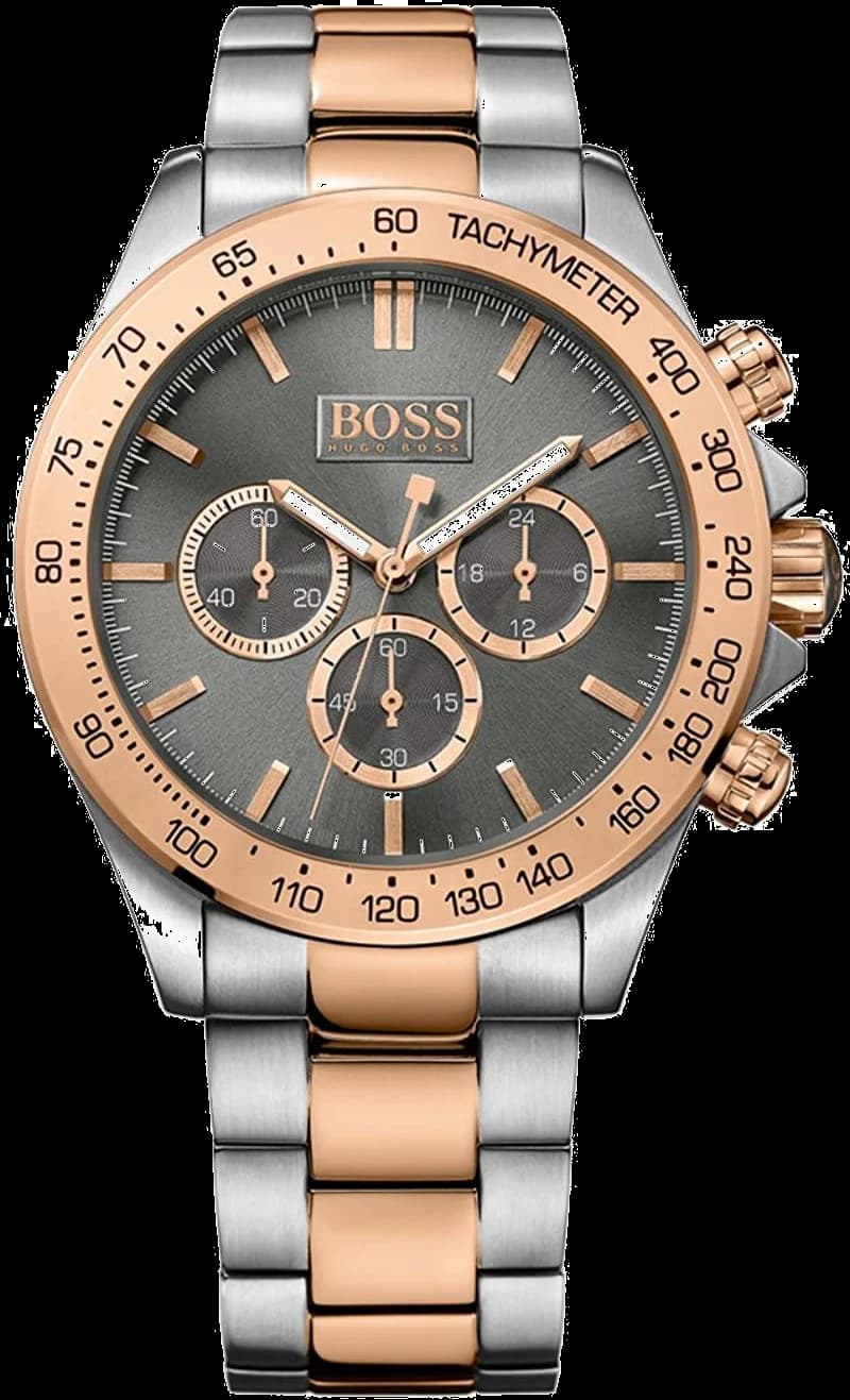 Hugo Boss 1513339 cadran noir et chronographe — Montres Outlet