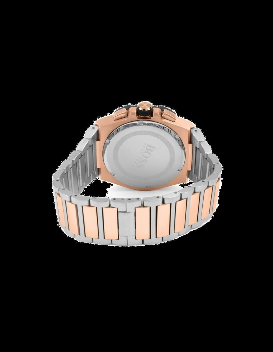 Détail du cadran noir de la montre Hugo Boss 1513358 — Montres Outlet