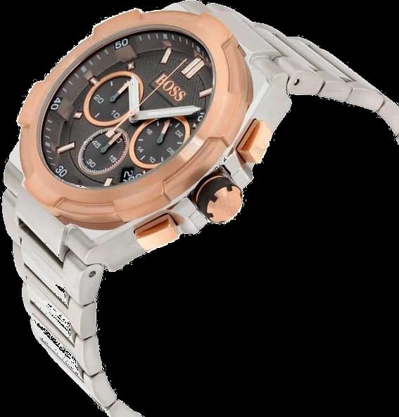 Montre Hugo Boss 1513362 homme détail cadran gris