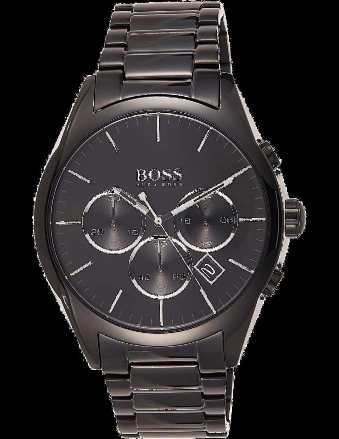 Hugo Boss 1513365 chronographe noir métallique — Montres Outlet