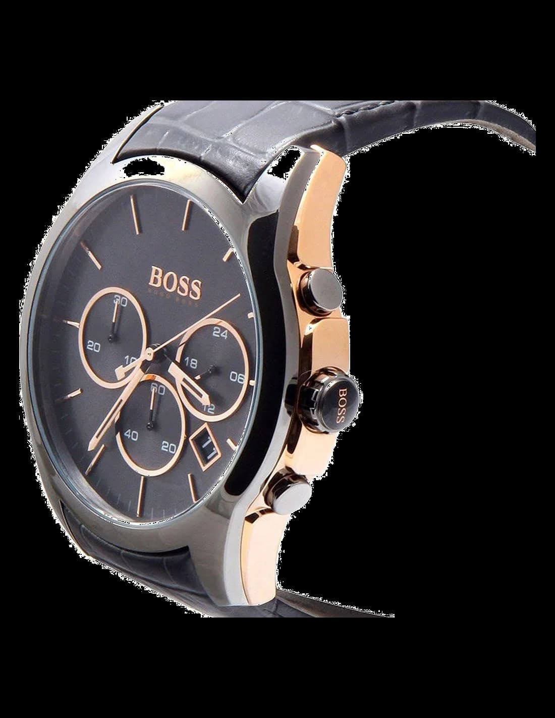 Détails du bracelet en cuir de la montre Hugo Boss 1513366
