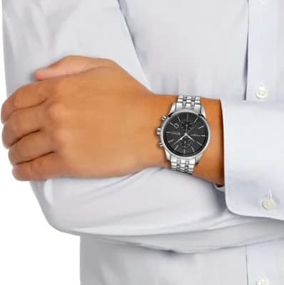 Montre Hugo Boss 1513383 homme verso boîtier argent