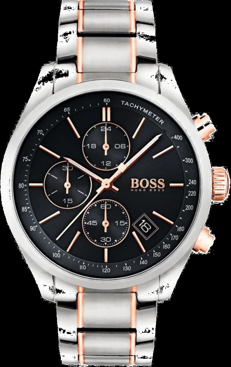 Hugo Boss 1513473 cadran noir analogique — Montres Outlet
