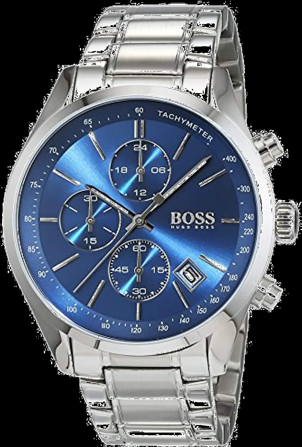 Hugo Boss 1513478 cadran noir avec aiguilles luminescentes — Montres Outlet