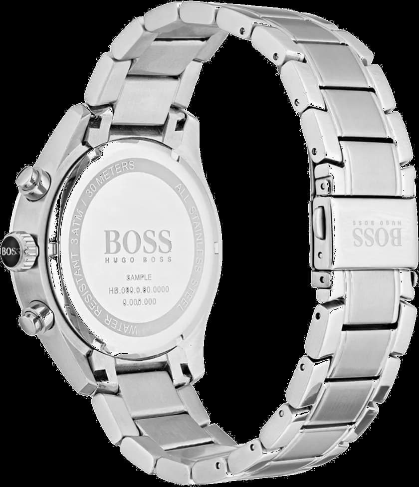 Détail du bracelet en cuir de la Hugo Boss 1513478 — Montres Outlet