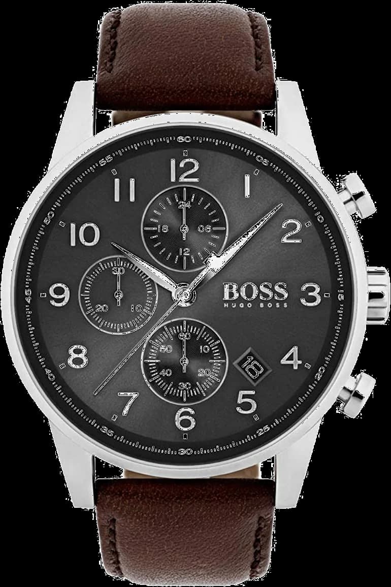 Hugo Boss 1513494 cadran noir chronographe — Montres Outlet