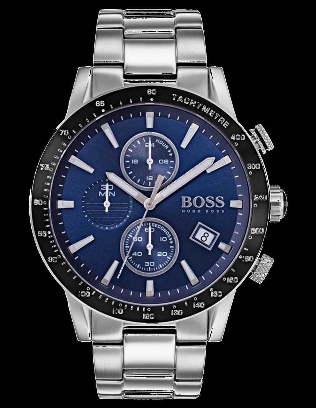 Hugo Boss 1513510 montre avec chronographe et cadran noir — Montres Outlet