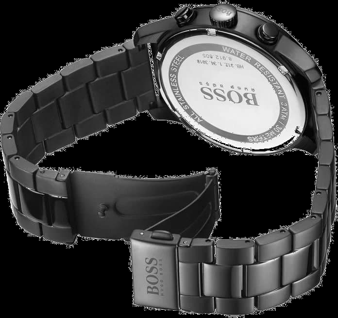 Montre Hugo Boss 1513528 homme verso boîtier noir