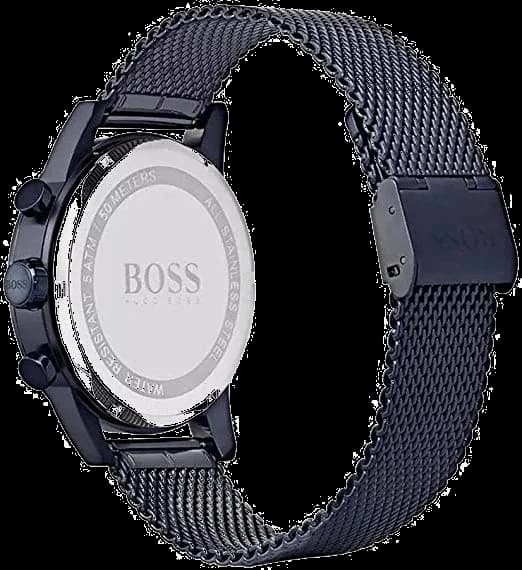 Montre Hugo Boss 1513538 homme détail cadran bleu