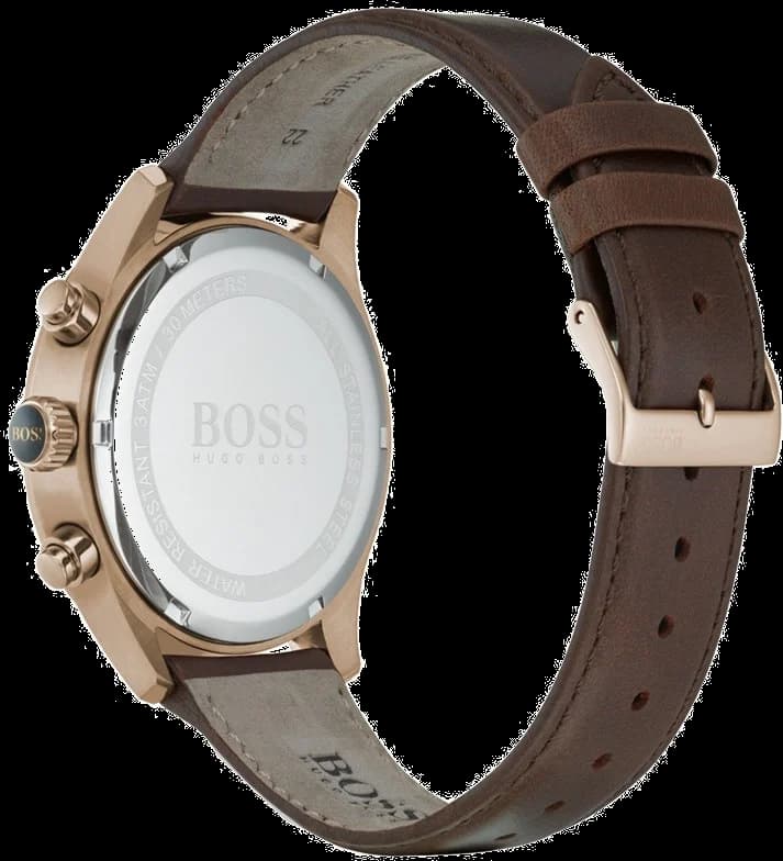 Hugo Boss 1513604 Grand Prix profil boîtier or rose 44mm quartz